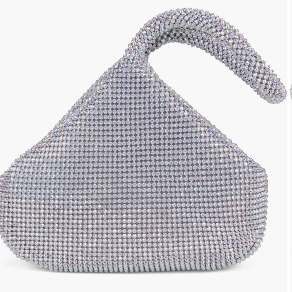 JESSICA MCCLINTOCK Staci embellished coin purse Silver OS